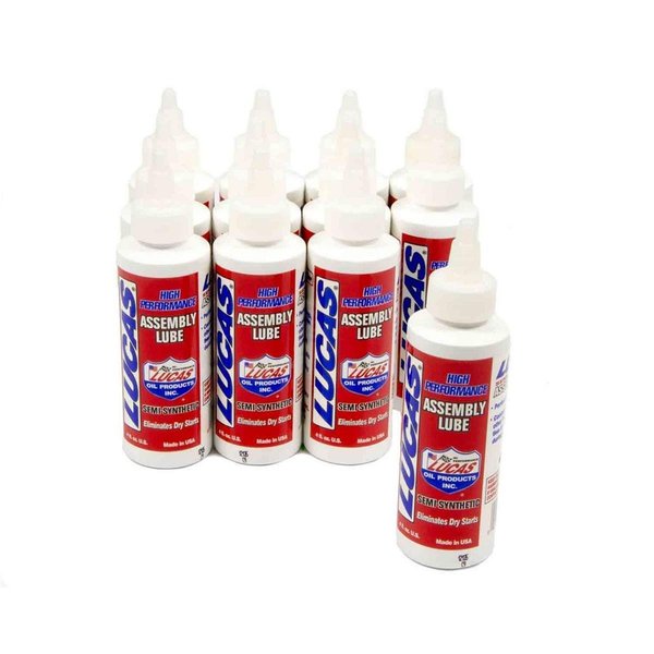 Lucas Oil 10152 High Performance Assembly Lubricant Semi-Synthetic 4.00 oz Bottle LUC10152-12